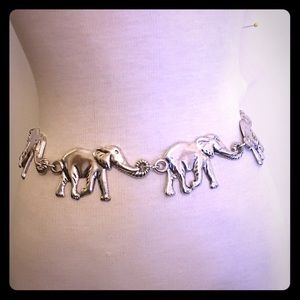 Metal Elephant Belt- Adjustable size